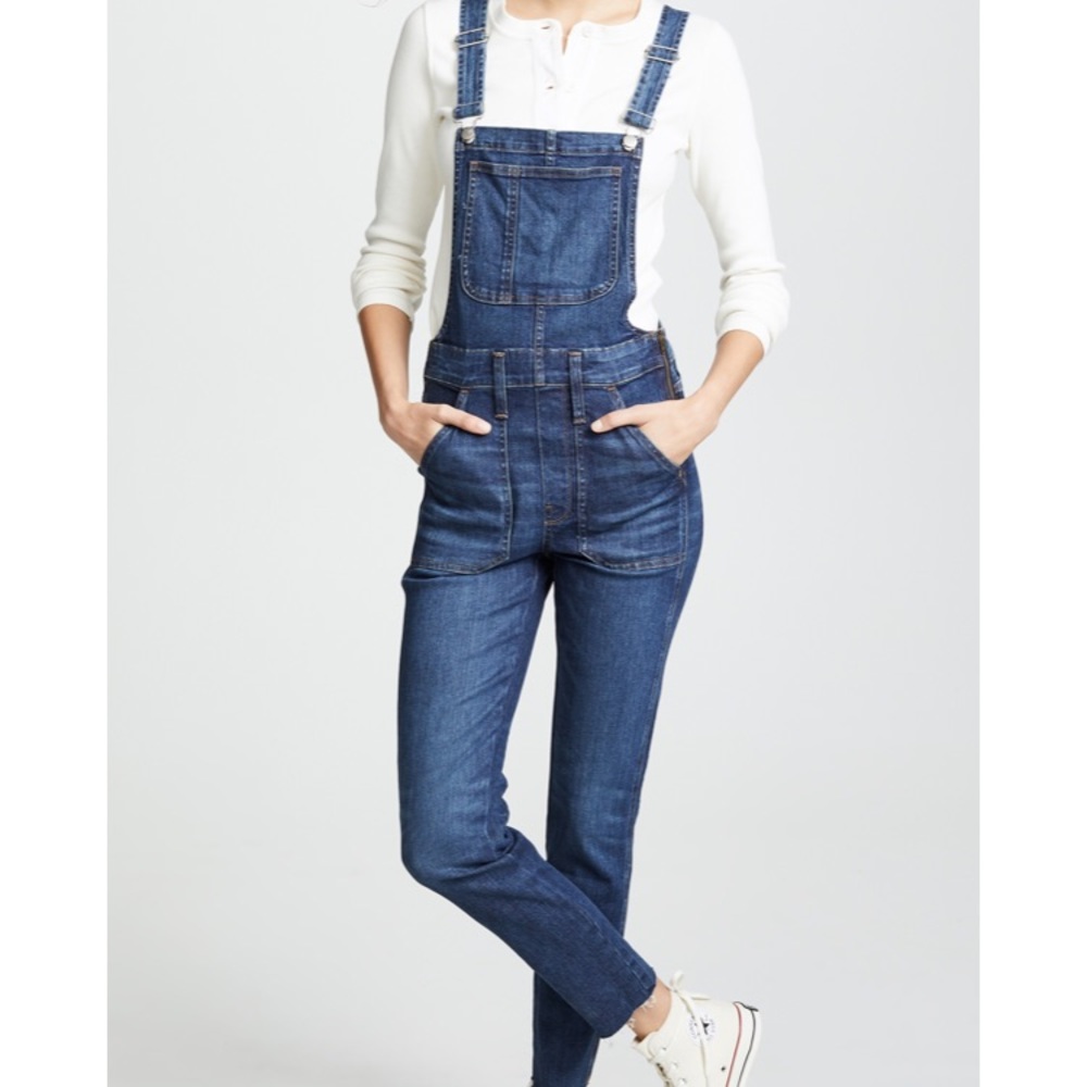 Madewell Skinny Overalls in Camila Wash